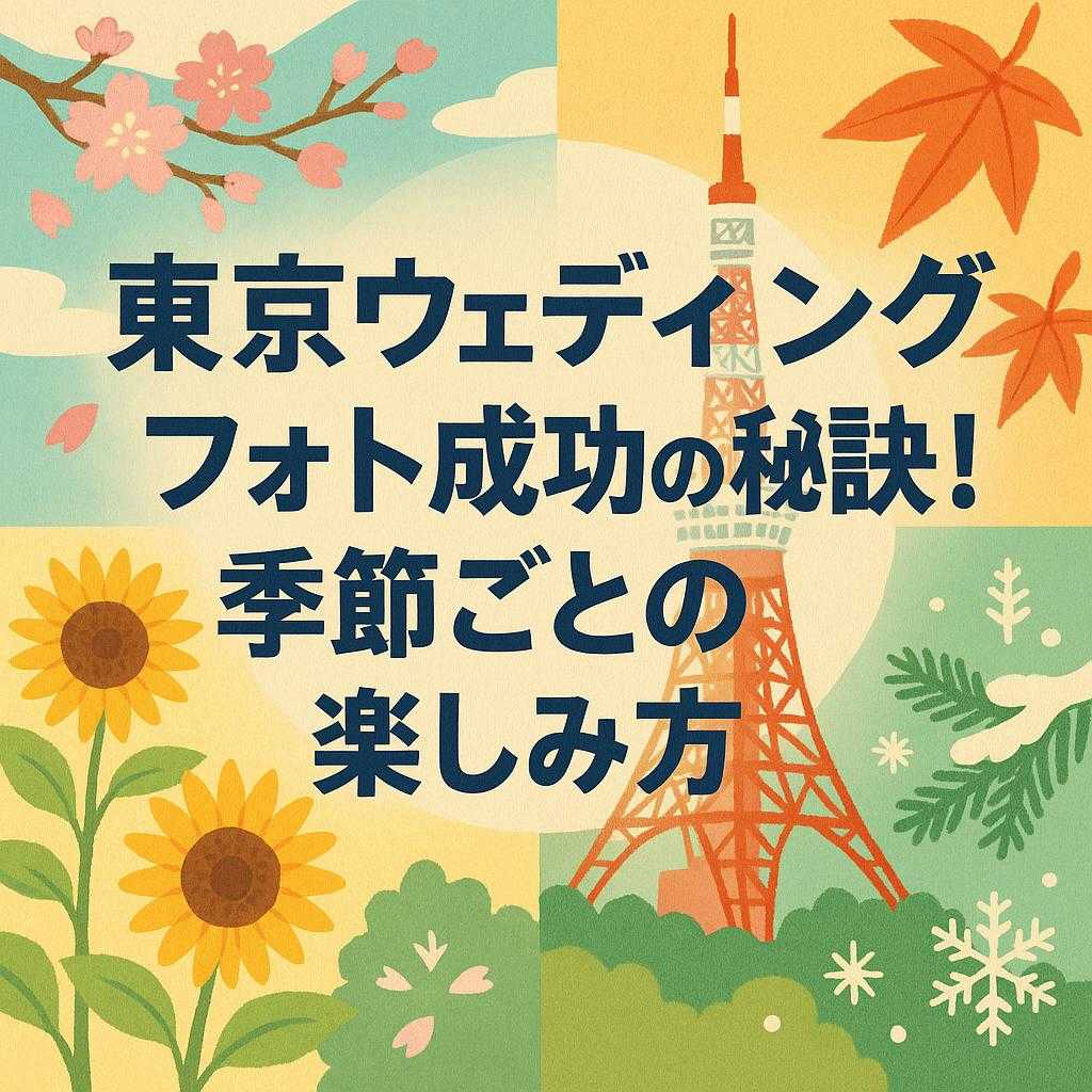 「東京ウェディングフォト成功の秘訣！季節ごとの楽しみ方」
