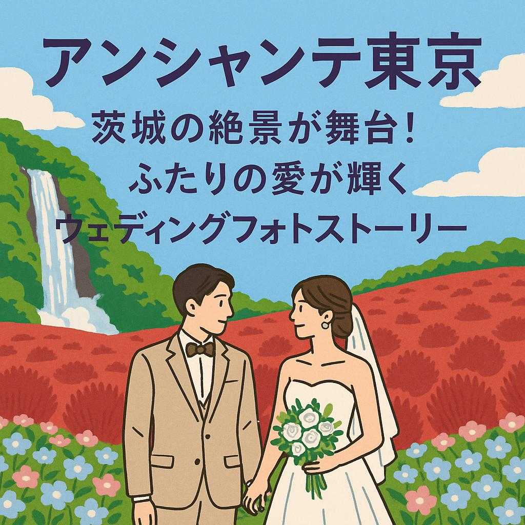 アンシャンテ東京 「茨城の絶景が舞台！ふたりの愛が輝くウェディングフォトストーリー」