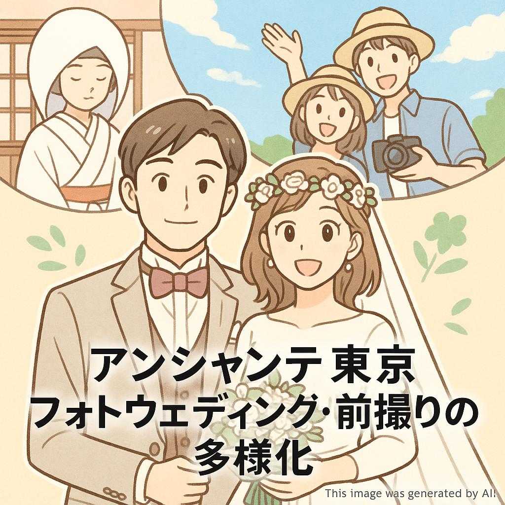 アンシャンテ東京 フォトウェディング・前撮りの多様化