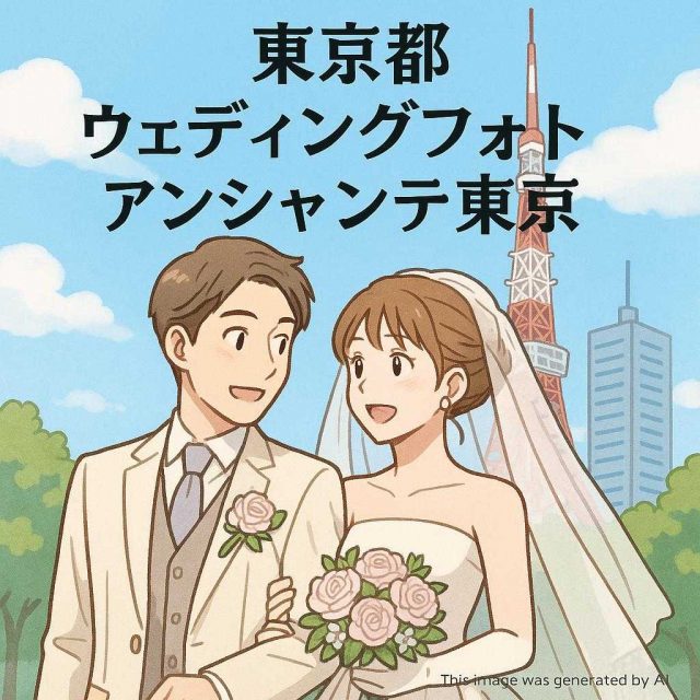 東京都ウェディングフォトアンシャンテ東京
