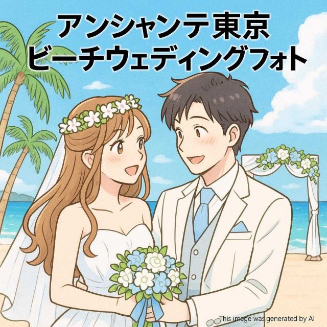 アンシャンテ東京 ビーチウェディングフォイト