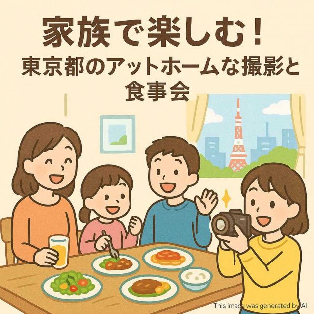 家族で楽しむ！東京都のアットホームな撮影と食事会