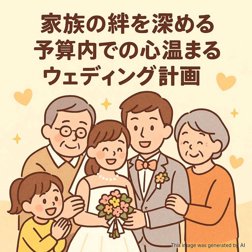 家族の絆を深める予算内での心温まるウェディング計画