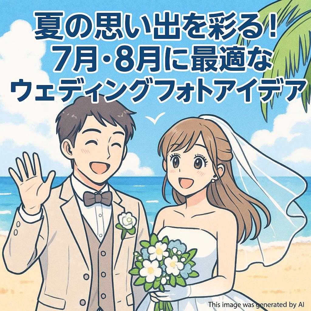 夏の思い出を彩る！7月・8月に最適なウェディングフォトアイディア