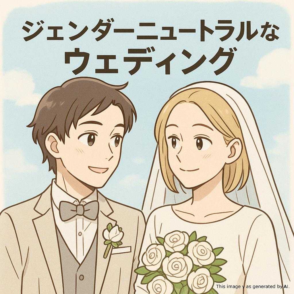 ジェンダーニュートラルなウェディング