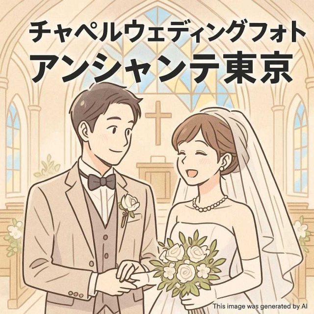 チャペルウェディングフォト アンシャンテ東京