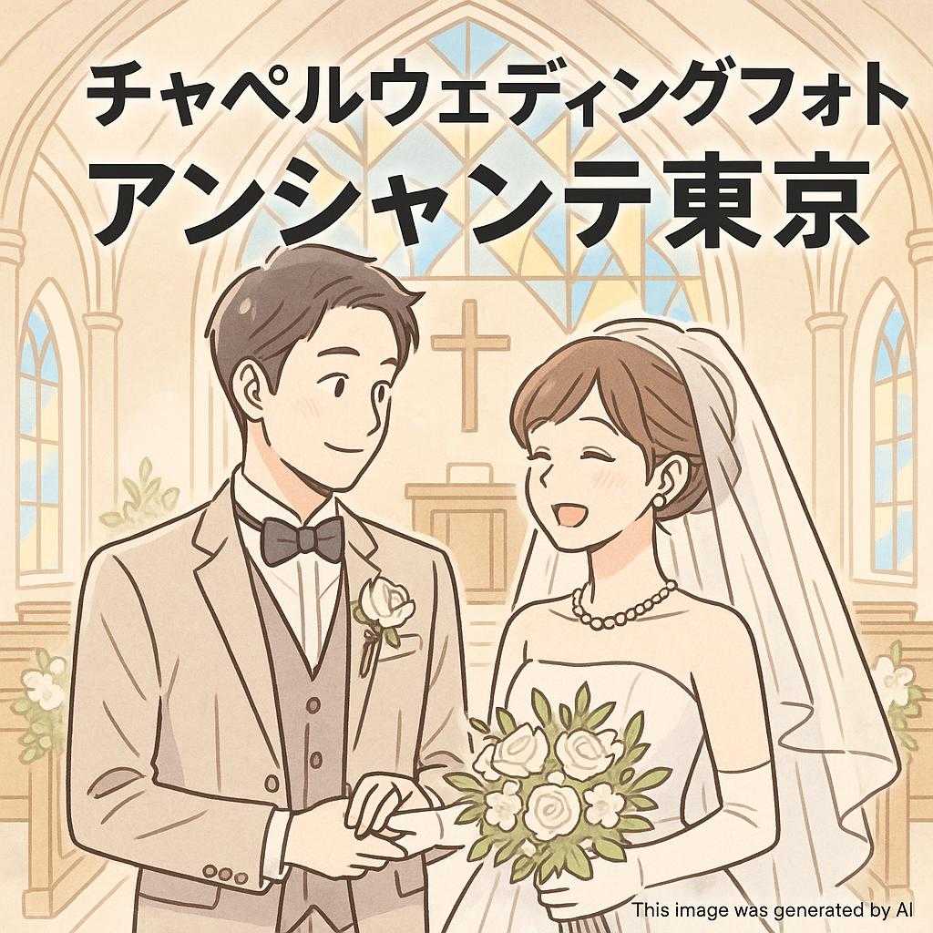 チャペルウェディングフォト アンシャンテ東京