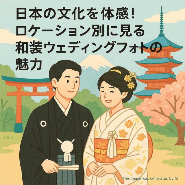 日本の文化を体感！ロケーション別に見る和装ウェディングフォトの魅力