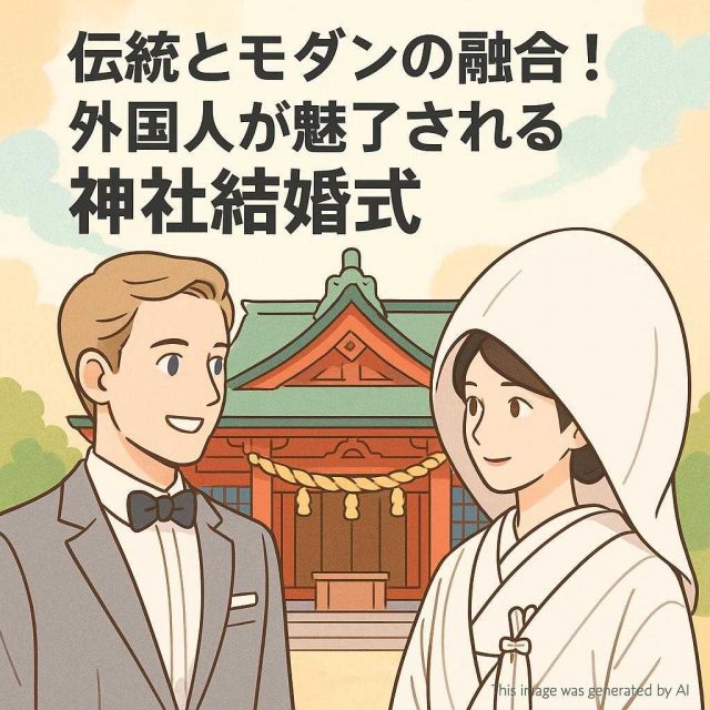 伝統とモダンの融合！外国人が魅了される神社結婚式