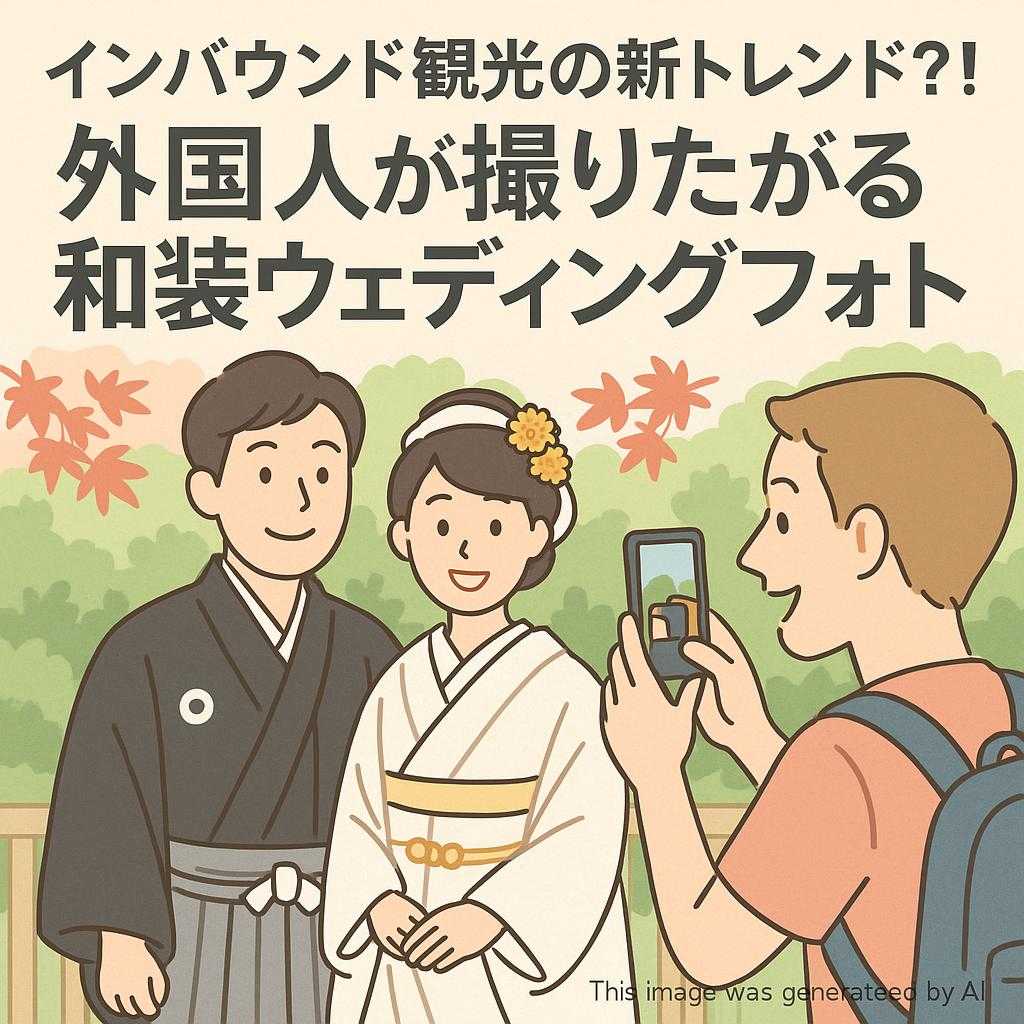 インバウンド観光の新トレンド？！外国人が撮りたがる和装ウェディングフォト