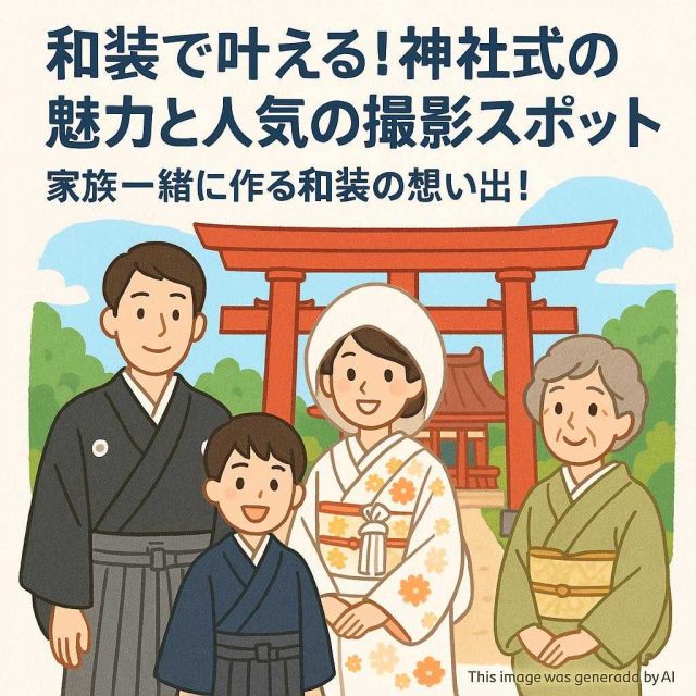 和装で叶える！神社式の魅力と人気の撮影スポット 記事生成 家族と一緒に作る和装の想い出！