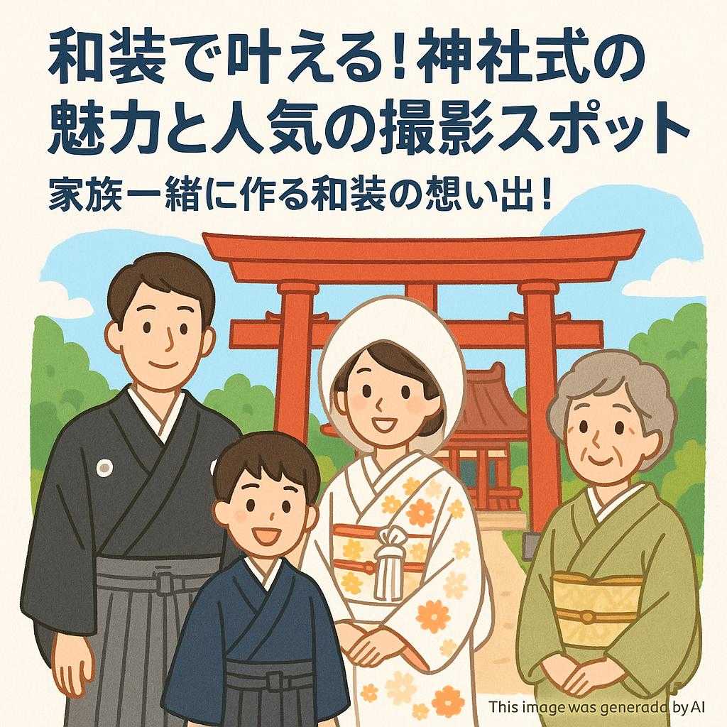和装で叶える！神社式の魅力と人気の撮影スポット 記事生成 家族と一緒に作る和装の想い出！
