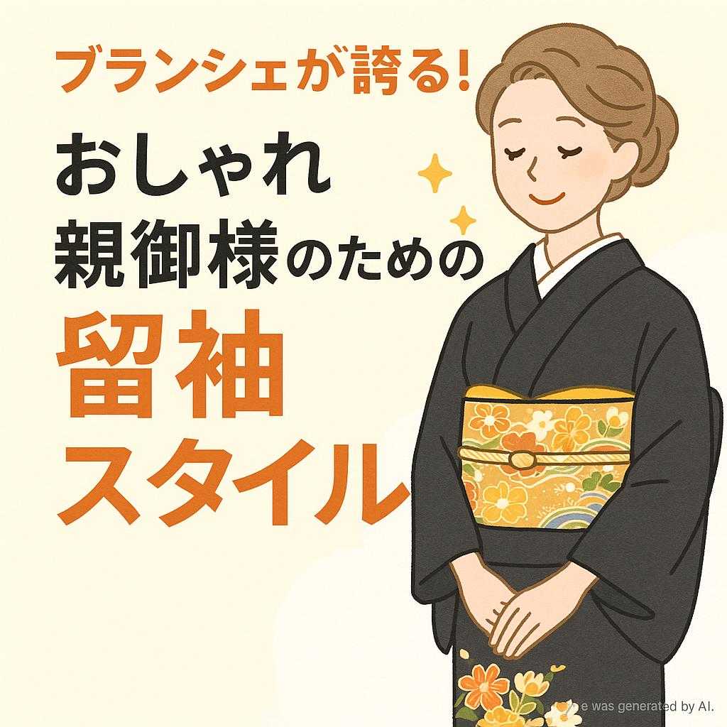 ブランシェが誇る！おしゃれ親御様のための留袖スタイル