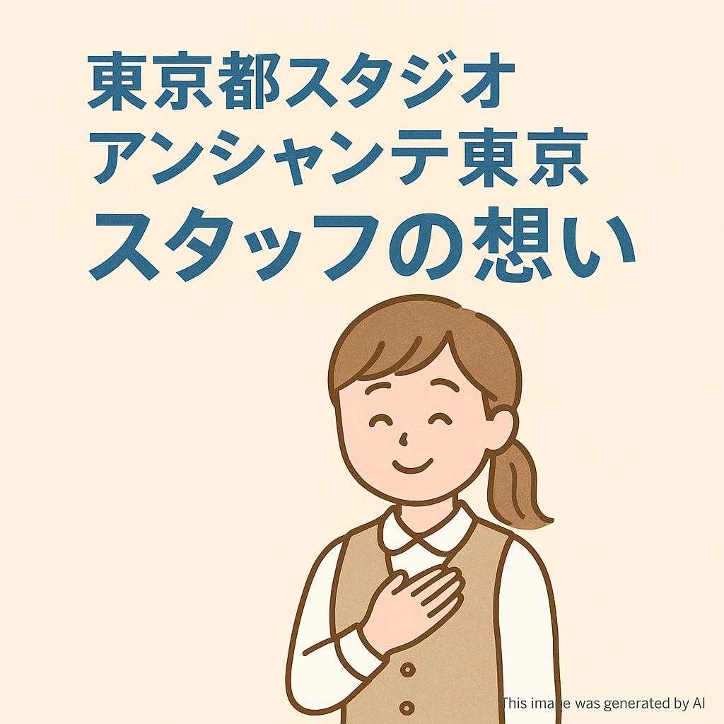 東京都スタジオ アンシャンテ東京 スタッフの想い