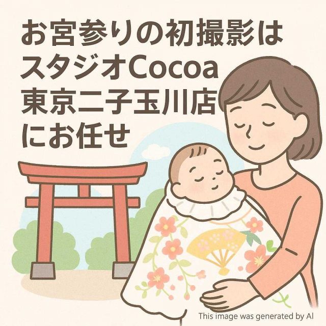お宮参りの初撮影はスタジオCocoa東京二子玉川店にお任せ