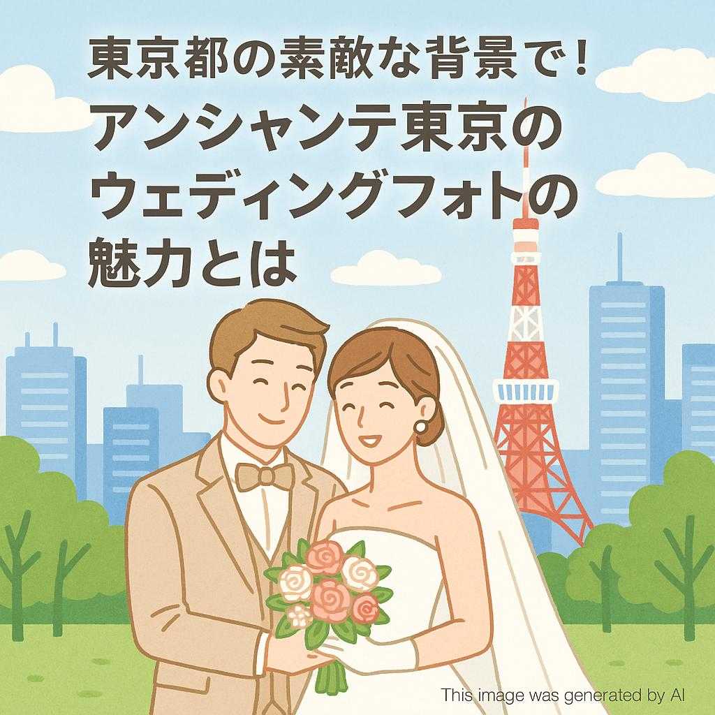 東京都の素敵な背景で！アンシャンテ東京のウェディングフォトの魅力とは
