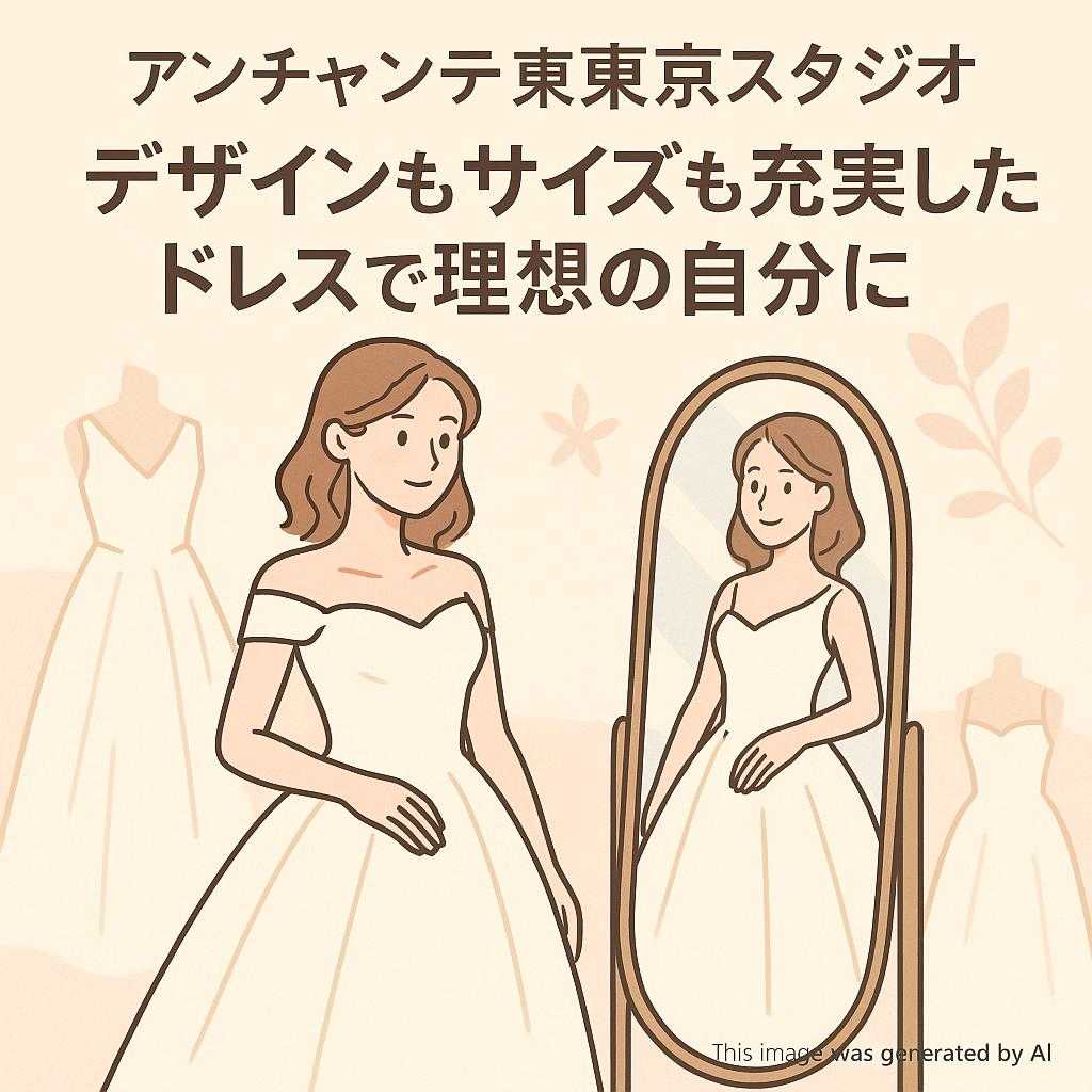 東京都アンシャンテ東京スタジオ デザインもサイズも充実したドレスで理想の自分に