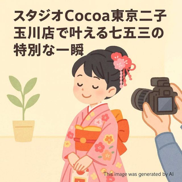 スタジオCocoa東京二子玉川店で叶える七五三の特別な一瞬
