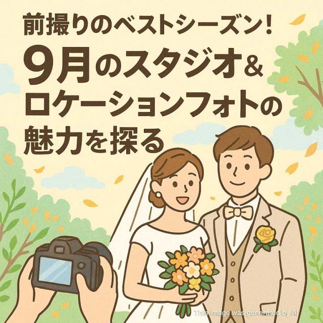 前撮りのベストシーズン！9月のスタジオ＆ロケーションフォトの魅力を探る