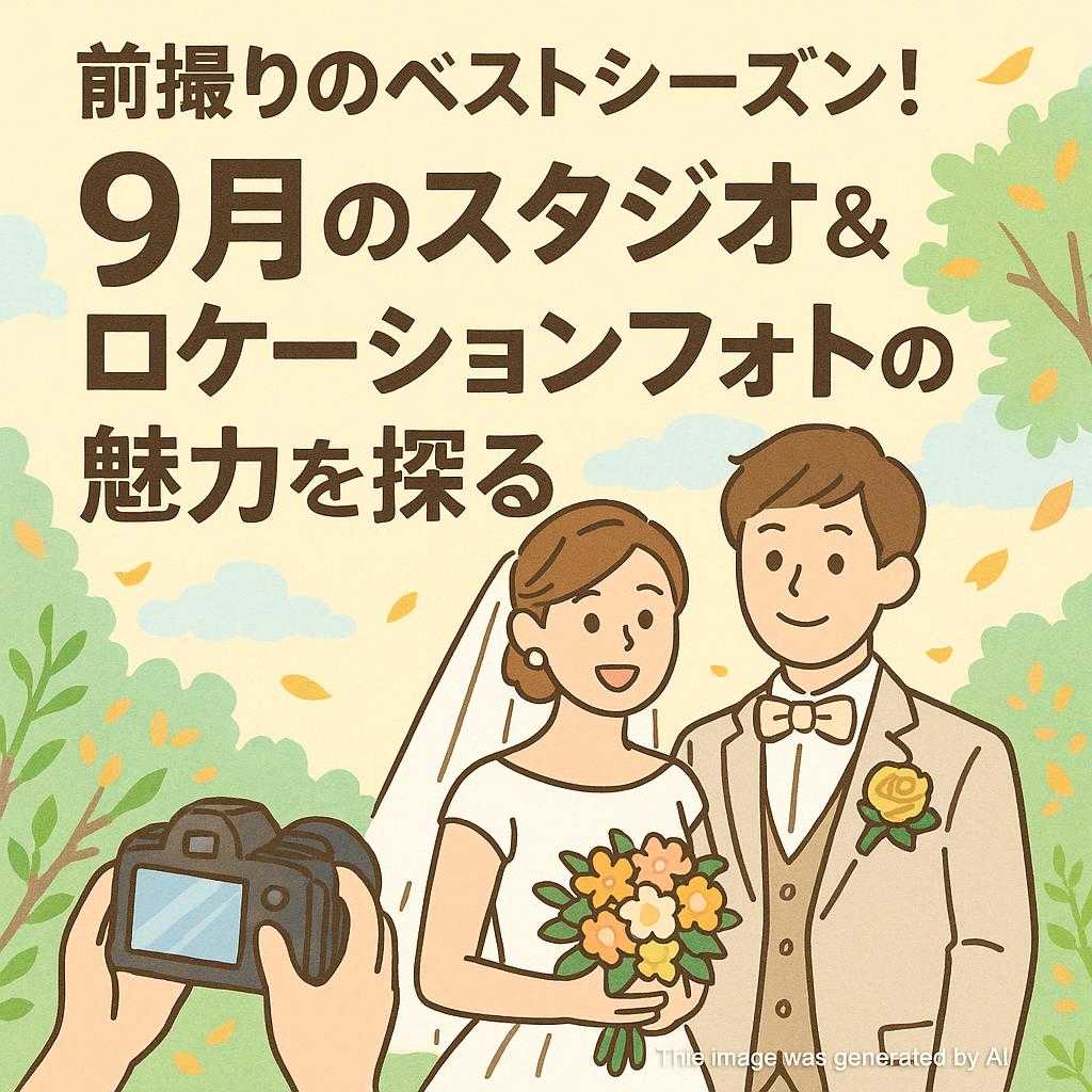 前撮りのベストシーズン！9月のスタジオ＆ロケーションフォトの魅力を探る