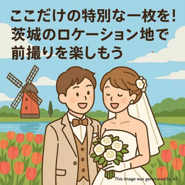 ここだけの特別な一枚を！茨城のロケーション地で前撮りを楽しもう