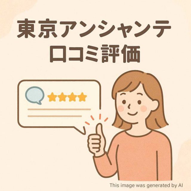 東京アンシャンテ東京 口コミ評価