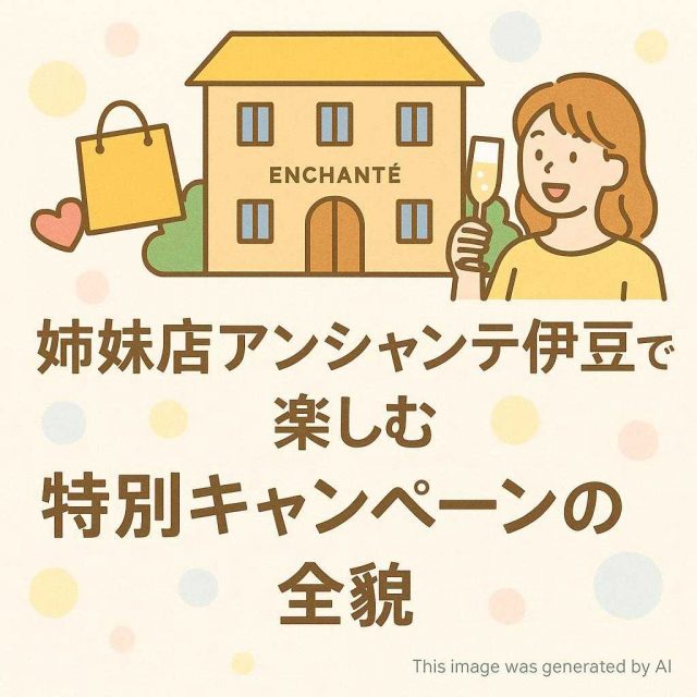 姉妹店アンシャンテ伊豆で楽しむ特別キャンペーンの全貌