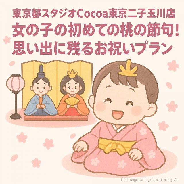 東京都スタジオCocoa東京二子玉川店 女の子の初めての桃の節句！思い出に残るお祝いプラン