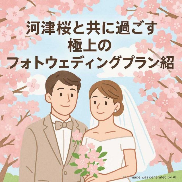 河津桜と共に過ごす極上のフォトウェディングプラン紹介