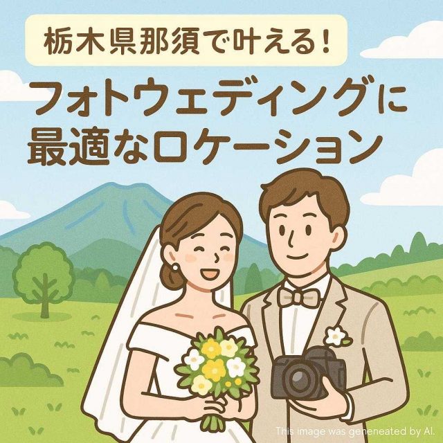 栃木県那須で叶える！フォトウェディングに最適なロケーション