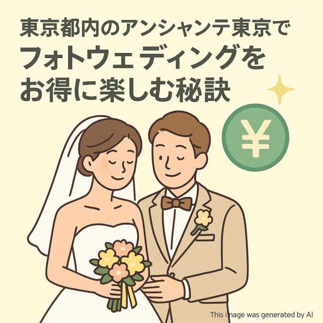 東京都内のアンシャンテ東京でフォトウェディングをお得に楽しむ秘訣