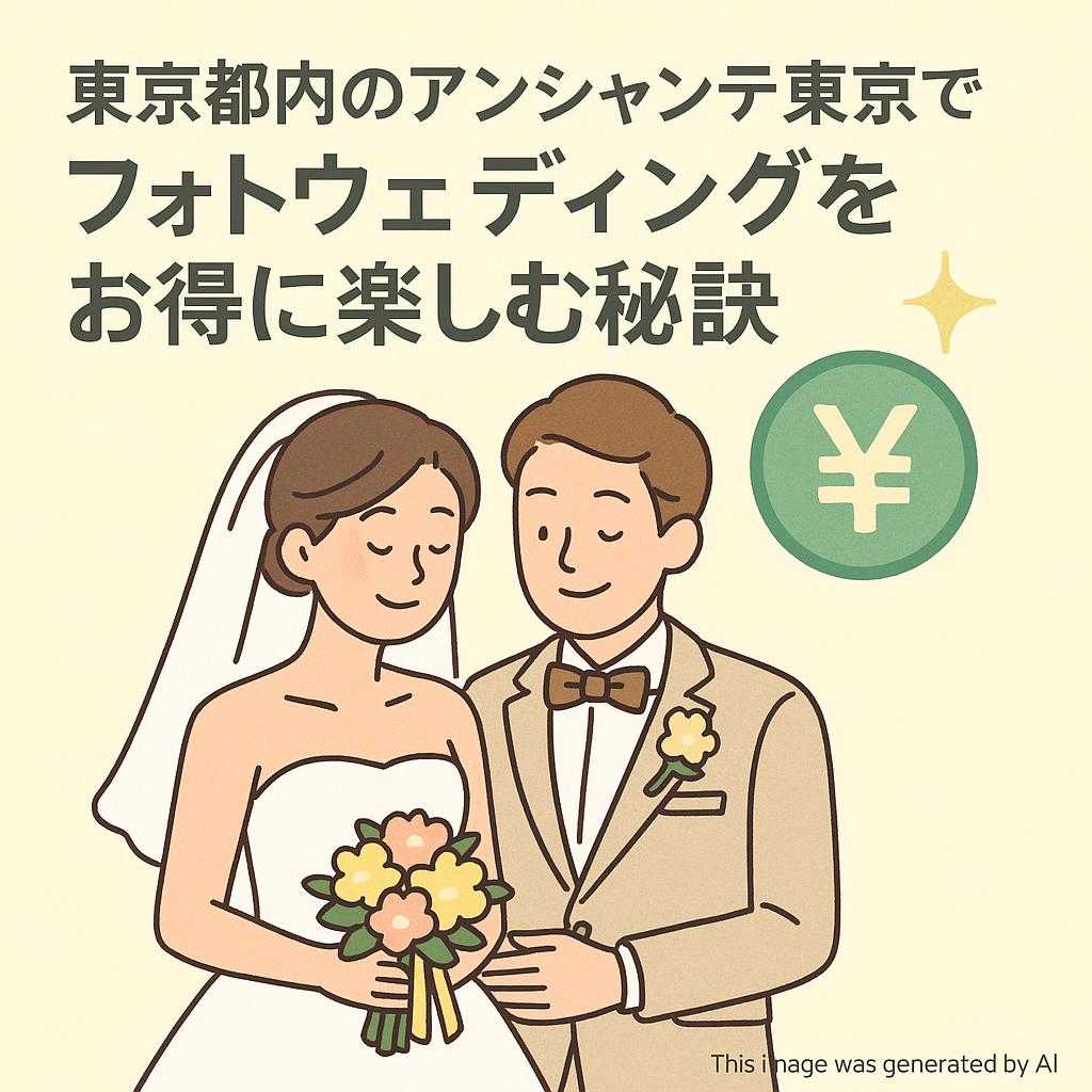 東京都内のアンシャンテ東京でフォトウェディングをお得に楽しむ秘訣