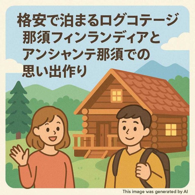 格安で泊まるログコテージ那須フィンランディアとアンシャンテ那須での思い出作り