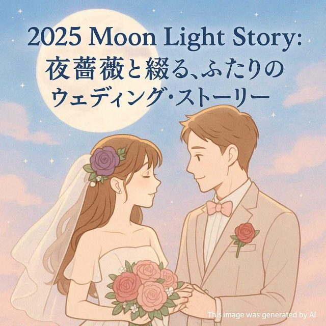 2025 Moon Light Story：夜薔薇と綴る、ふたりのウェディング・ストーリー