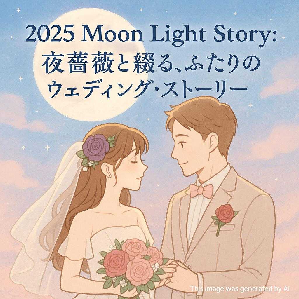 2025 Moon Light Story：夜薔薇と綴る、ふたりのウェディング・ストーリー