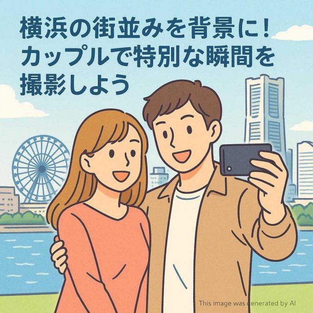 横浜の街並みを背景に！カップルで特別な瞬間を撮影しよう