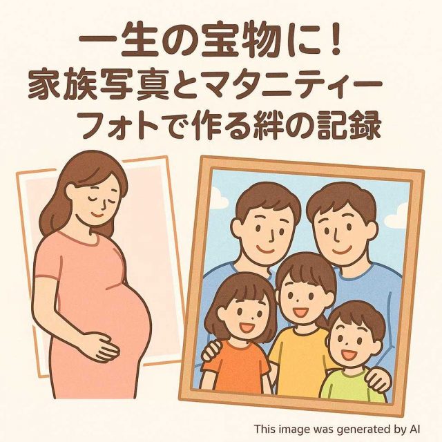一生の宝物に！家族写真とマタニティーフォトで作る絆の記録