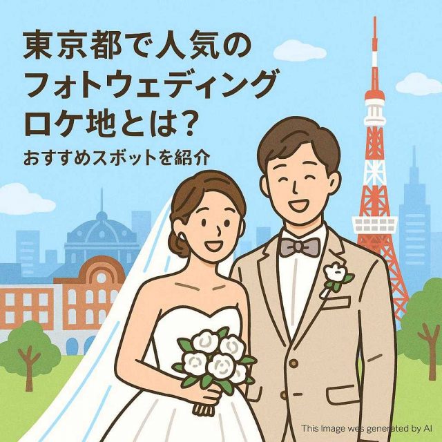 東京都で人気のフォトウェディングロケ地とは？おすすめスポットを紹介