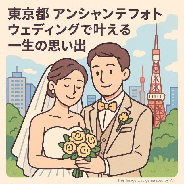 東京都 アンシャンテフォトウェディングで叶える一生の思い出