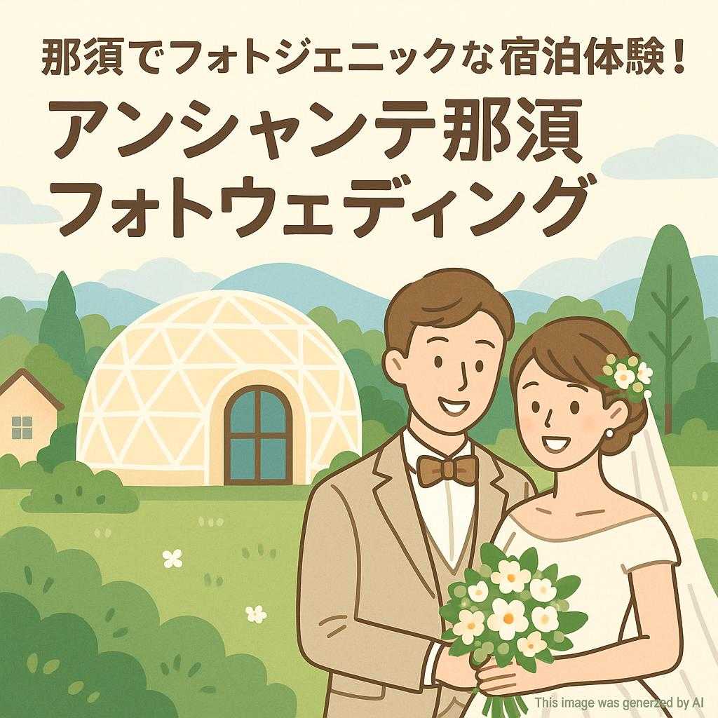 那須でフォトジェニックな宿泊体験!アンシャンテ那須フォトウェディング