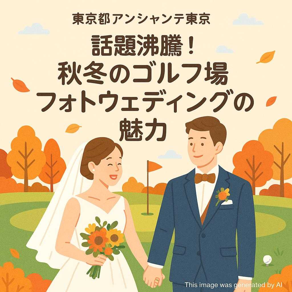 東京都アンシャンテ東京 話題沸騰！秋冬のゴルフ場フォトウェディングの魅力