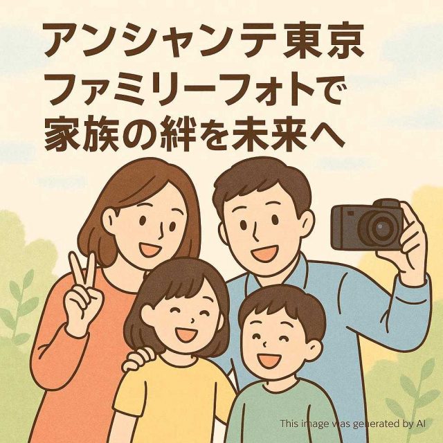 東京都アンシャンテ東京 ファミリーフォトで家族の絆を未来へ