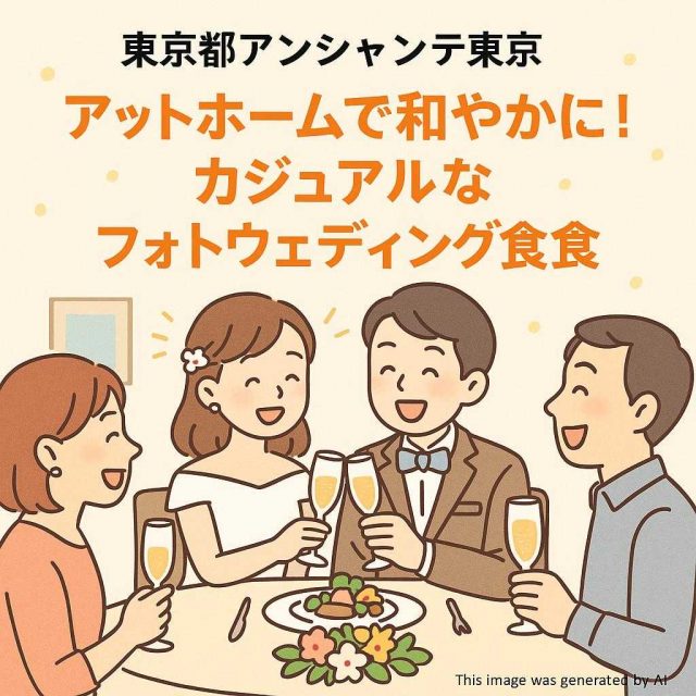 東京都アンシャンテ東京 アットホームで和やかに！カジュアルなフォトウェディング会食
