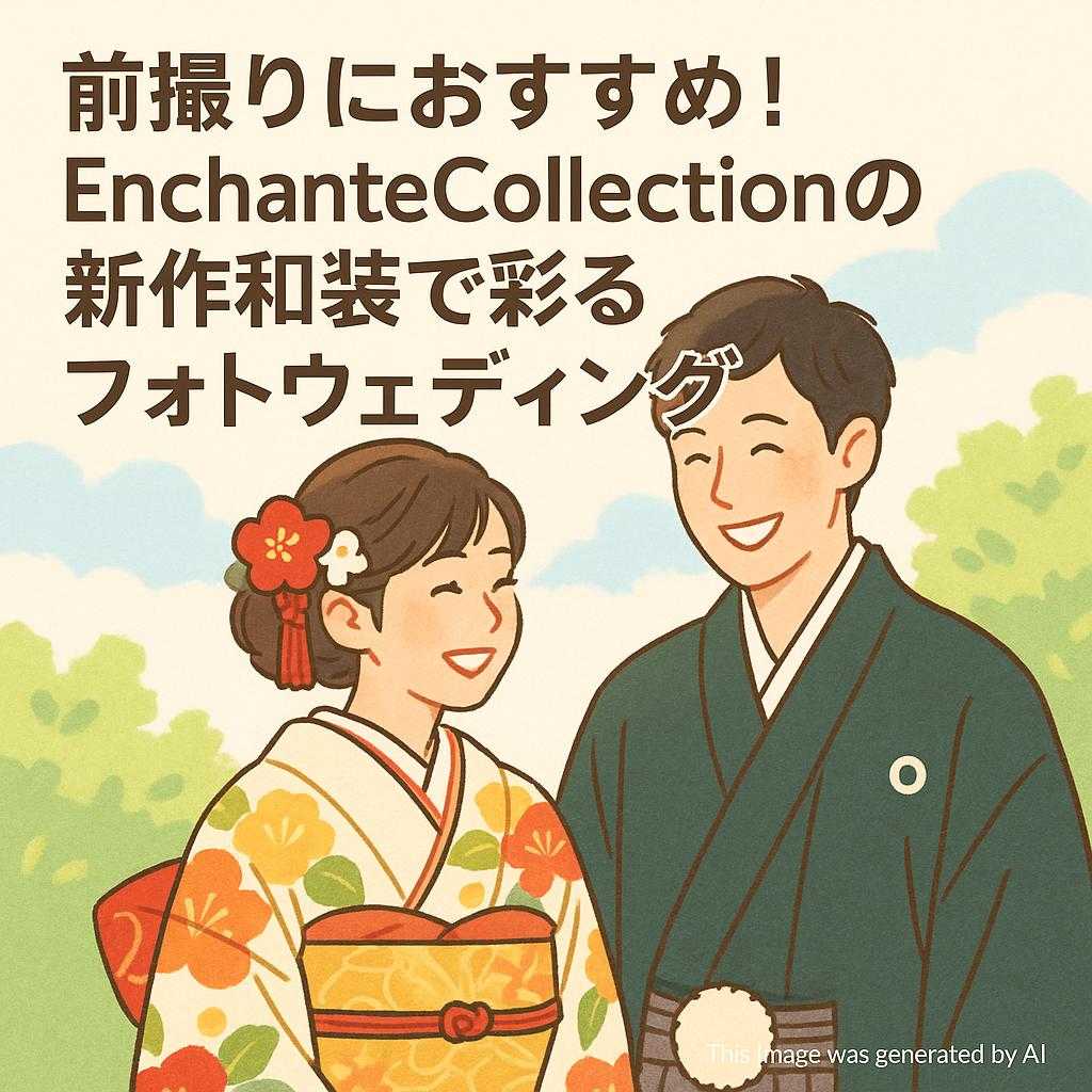 前撮りにおすすめ!EnchanteCollectionの新作和装で彩るフォトウェディング