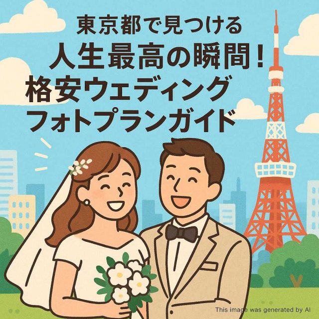 東京都で見つける人生最高の瞬間！格安ウェディングフォトプランガイド
