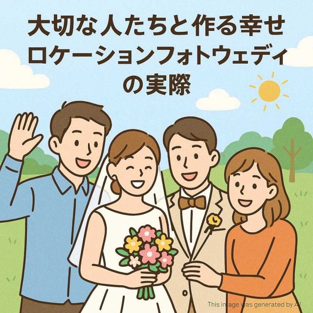 大切な人たちと作る幸せ ロケーションフォトウェディングの実際