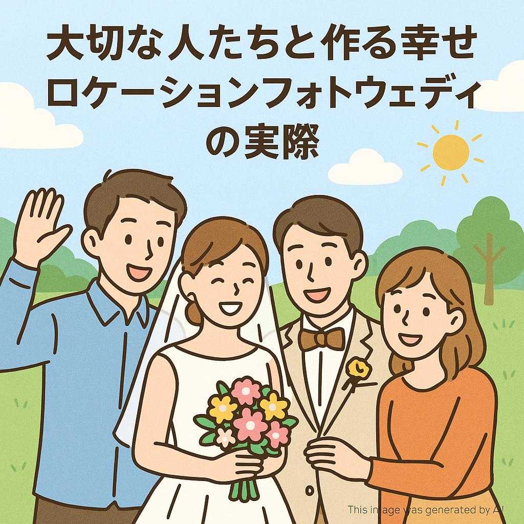 大切な人たちと作る幸せ ロケーションフォトウェディングの実際