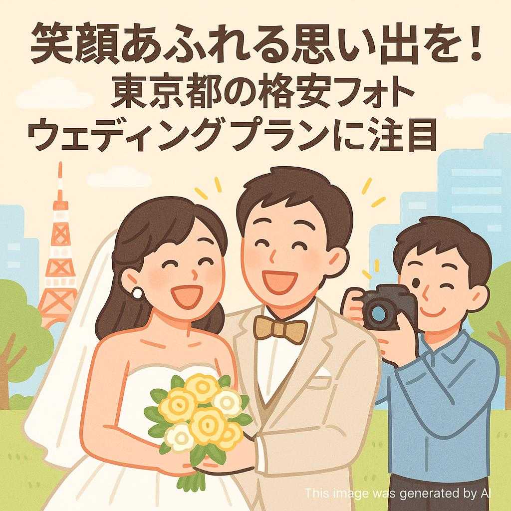 笑顔あふれる思い出を！東京都の格安フォトウェディングプランに注目