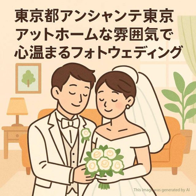 東京都アンシャンテ東京 アットホームな雰囲気で心温まるフォトウェディング