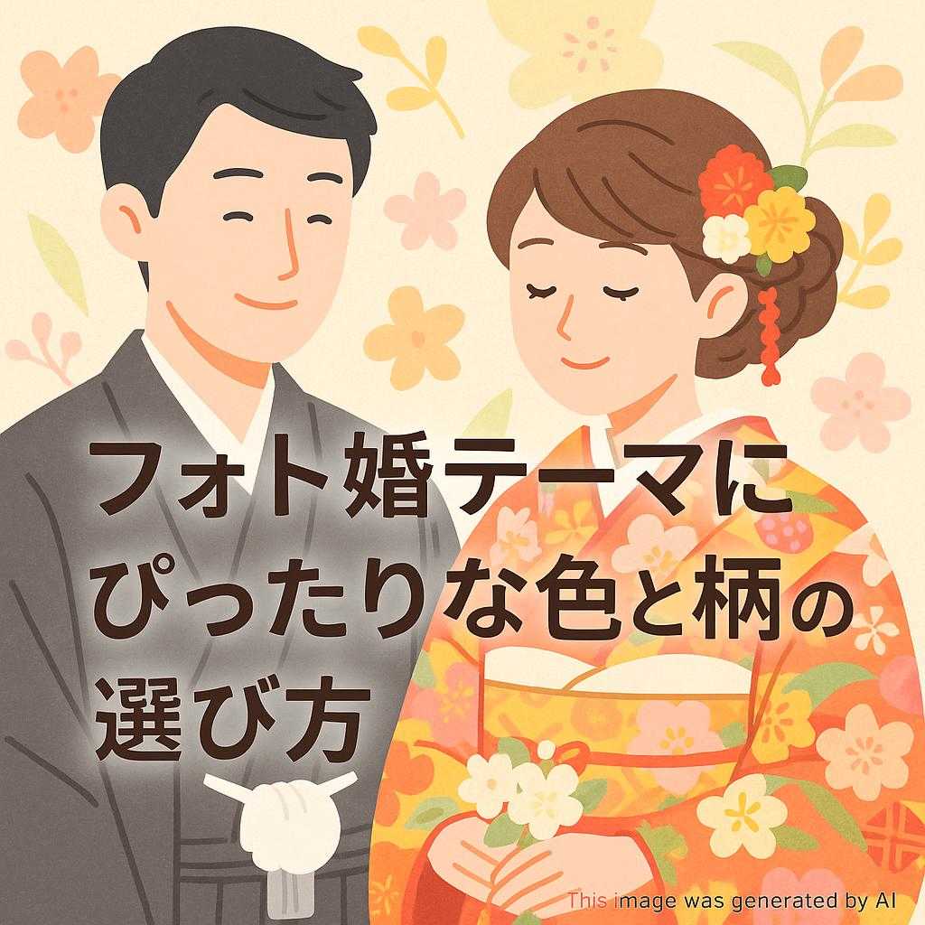 フォト婚テーマにぴったりな色と柄の選び方